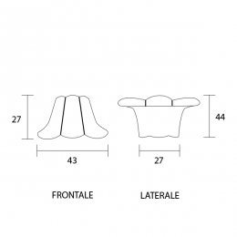 Maniglia per mobile Metal Style 2