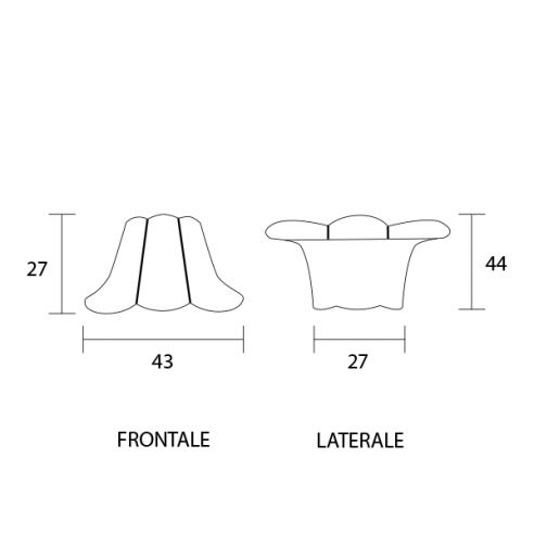 Maniglia per mobile Metal Style disegno