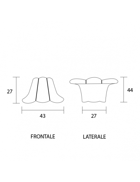 Maniglia per mobile Metal Style disegno
