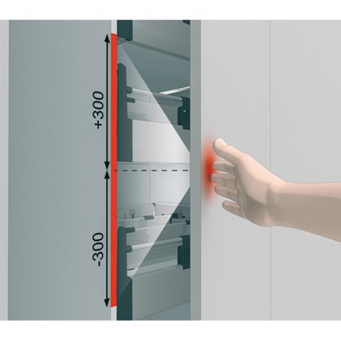 Cricchetto magnetico a pressione Blum Tip-On 956A1004 corsa lunga 38 mm