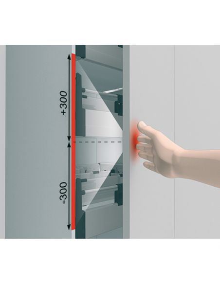 Cricchetto magnetico a pressione Blum Tip-On 956A1004 corsa lunga 38 mm