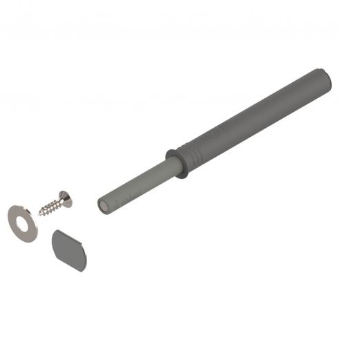 Cricchetto magnetico a pressione Blum Tip-On 956A1004 corsa lunga 38 mm - RAL 7036 grigio platino