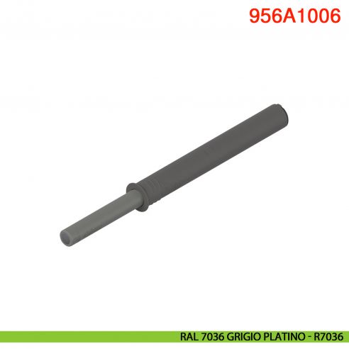 Cricchetto paracolpo a pressione Blum Tip-On 956A1006 corsa lunga 38 mm - grigio platino