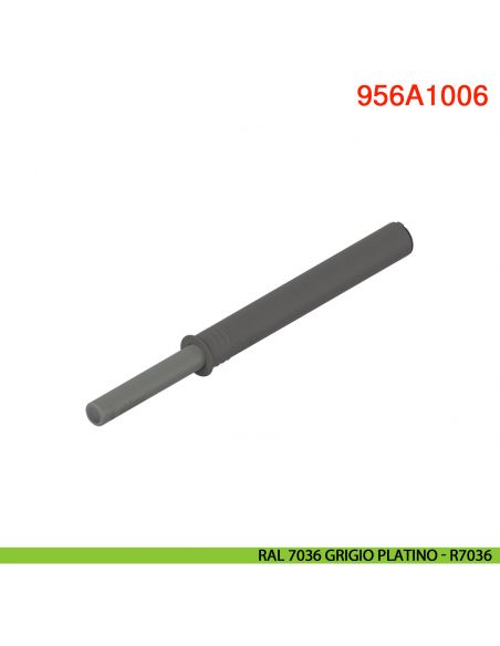 Cricchetto paracolpo a pressione Blum Tip-On 956A1006 corsa lunga 38 mm - grigio platino