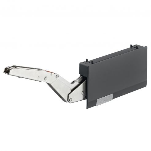 Guarnitura per anta a ribalta Blum Aventos HK-Top fissaggio viti per truciolare - grigio scuro