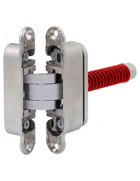 Cerniera invisibile con molla chiudiporta AGB Eclipse 3.2 HD Self portata 60 kg