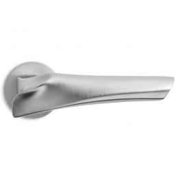 Maniglia per porta interna Anatomica Ento rosetta tonda
