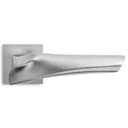 Maniglia per porta interna Anatomica SQ Ento rosetta quadrata