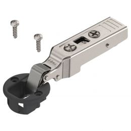 Cerniera per anta in vetro Blum 75T4100 Clip Top a battuta apertura 94 gradi