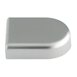 Placchetta copriscatolina semitonda nichel opaco Blum 84.4120 per cerniera per anta in vetro