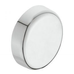 Placchetta copriscatolina tonda cromata Blum 84.4140 per cerniera per anta in vetro