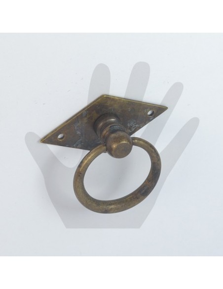 Pomello a ciondolo per mobile Metal Style