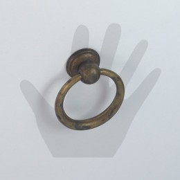 Pomello a ciondolo per mobile diametro 33 Metal Style