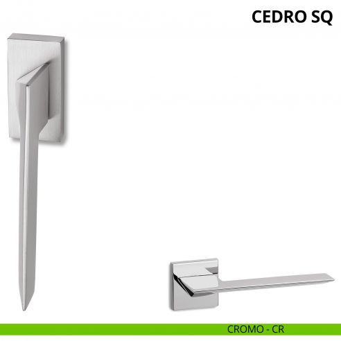 Maniglia per finestra martellina DK Cedro SQ Ento cromo
