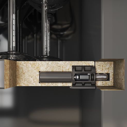 Reggipiano per legno Ferramenta Livenza Kintai con perno diametro 5 mm