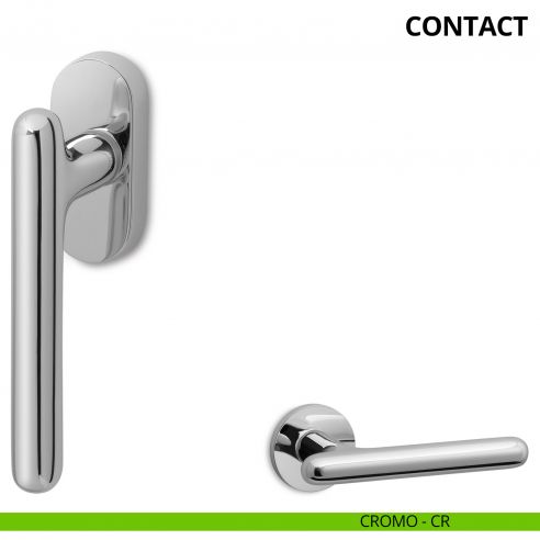 Maniglia per finestra martellina DK Contact Ento cromo