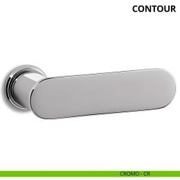 Maniglia per porta interna Contour Ento rosetta tonda 2