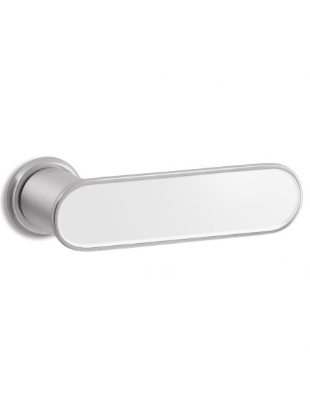 Maniglia per porta interna Contour Plus Ento con inserto e rosetta tonda