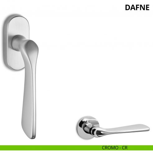 Maniglia per finestra martellina DK Dafne Ento cromo