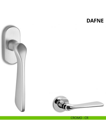 Maniglia per finestra martellina DK Dafne Ento cromo