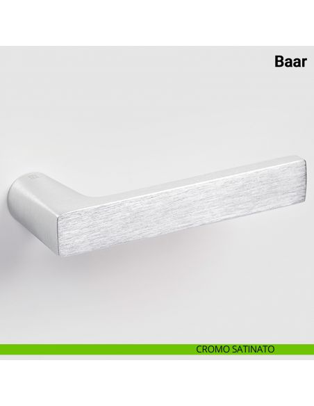 Maniglia per porta Baar Nuda Verum Italy senza rosetta - cromo satinato