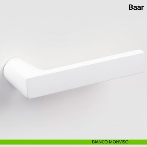 Maniglia per porta Baar Nuda Verum Italy senza rosetta - bianco monviso