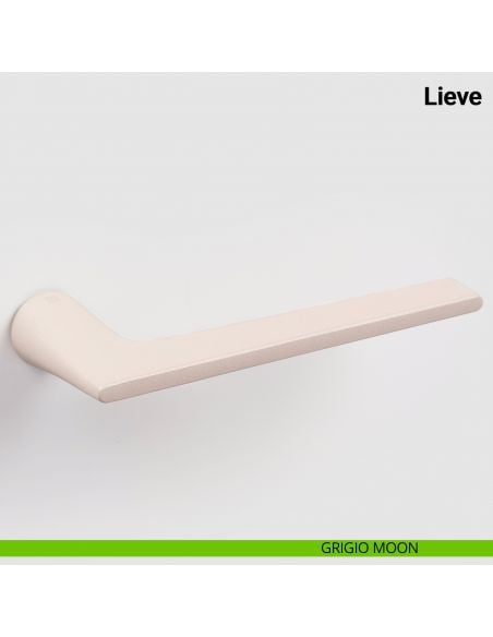 Maniglia per porta Lieve Nuda Verum Italy senza rosetta - grigio moon