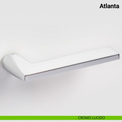 Maniglia per porta Atlanta Nuda Verum Italy senza rosetta - cromo lucido