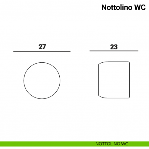 Nottolino WC Punto Nuda Verum Italy disegno