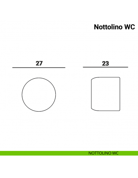 Nottolino WC Punto Nuda Verum Italy disegno