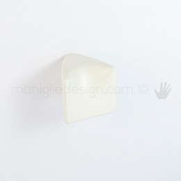 Pomello per mobile Metal Style bianco opaco