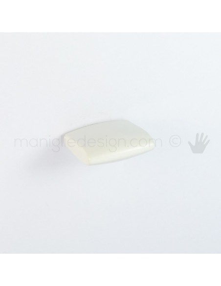 Pomello per mobile Metal Style bianco opaco