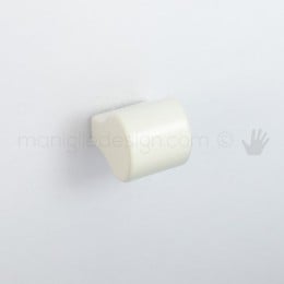 Pomello per mobile Metal Style Bianco Opaco