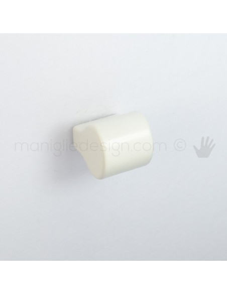 Pomello per mobile Metal Style Bianco Opaco