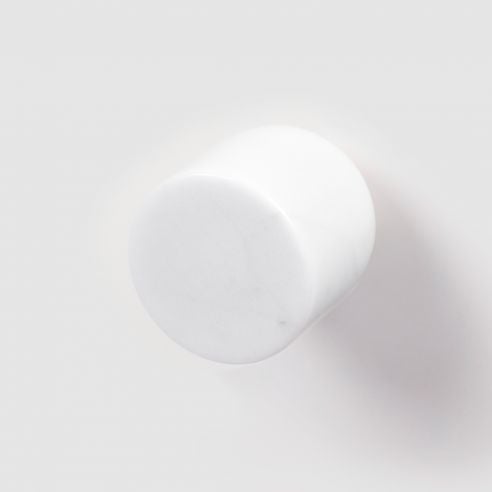 Pomolo fisso singolo per porta Lui Marmo Nuda Verum Italy senza rosetta