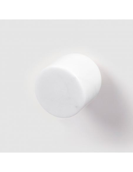 Pomolo fisso singolo per porta Lui Marmo Nuda Verum Italy senza rosetta