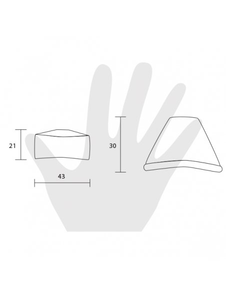 Pomello per mobile Metal Style Cromo Satinato disegno