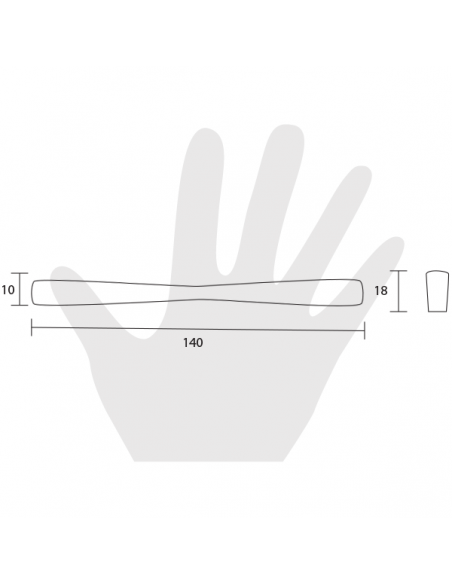 Maniglia per mobile Metal Style Cromo Lucido MG22749 disegno