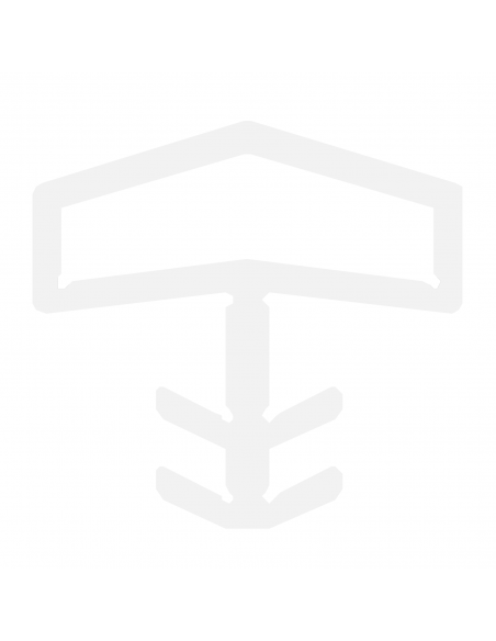 Guarnizione per porta in legno Roverplastik A 106 K bianca battuta 10 mm scatola 408 metri