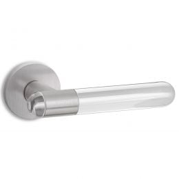 Maniglia per porta interna Drop Ento rosetta tonda