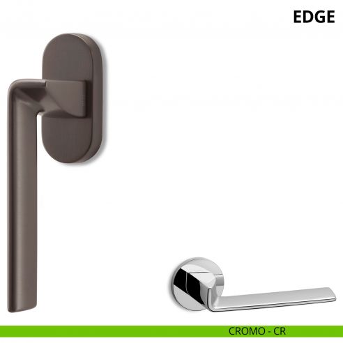 Maniglia per finestra martellina DK Edge Ento cromo