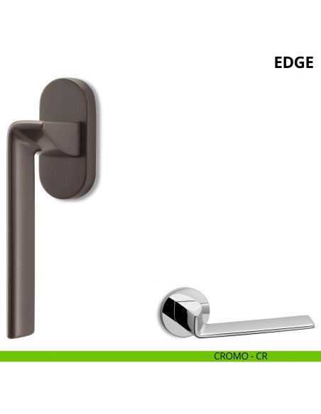 Maniglia per finestra martellina DK Edge Ento cromo