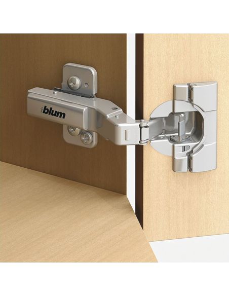 Cerniera Blum 79B9658 Clip Top Blumotion per mobili ad angolo +45 gradi I mezza battuta a sormonto ammortizzata 95 gradi