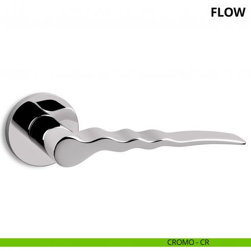 Maniglia per porta interna Flow Ento rosetta tonda