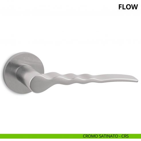 Maniglia per porta interna Flow Ento rosetta tonda