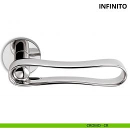 Maniglia per porta interna Infinito Ento rosetta tonda 2
