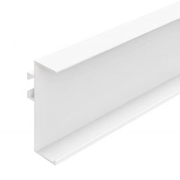 Profilo gola sottotop per cucina altezza 48 mm in alluminio fissaggio con clip Gap Italia PG235