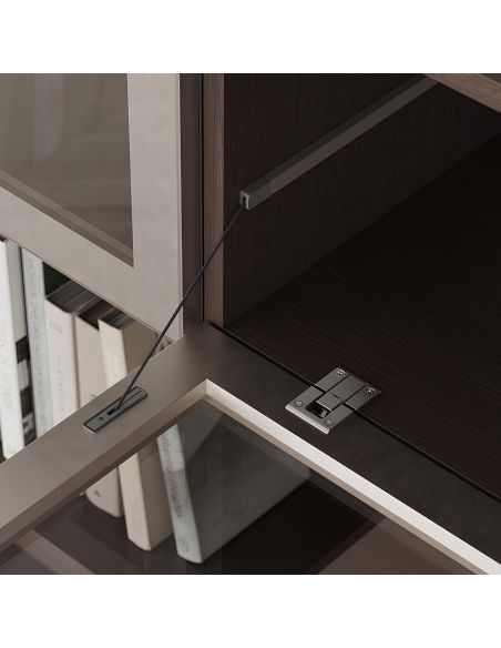 Cerniera per anta a ribalta e rialza Ferramenta Livenza Kimana R1 per spessore da 16 a 20 mm