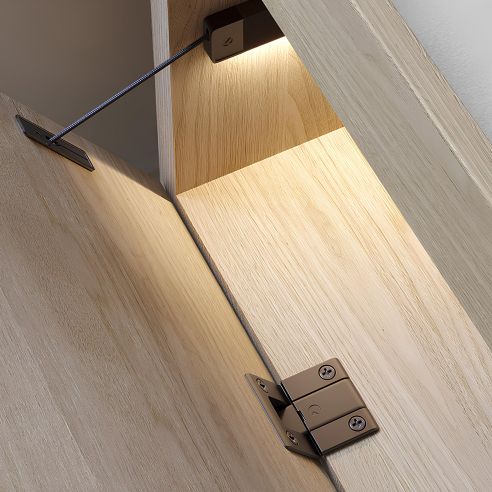 Cerniera per anta a ribalta e rialza Ferramenta Livenza Kimana R1 per spessore da 16 a 20 mm