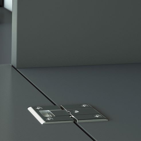 Cerniera per anta a ribalta e rialza Ferramenta Livenza Kimana R1 per spessore da 16 a 20 mm